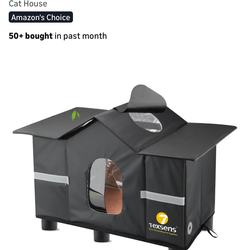 Insulated indoor/outdoor cat house