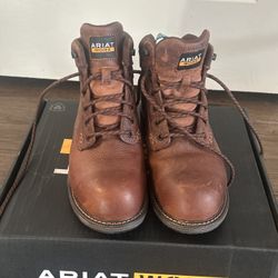 Ariat Womens Work Boots Casual Mid Lace SD Composite Toe Brown Size 7.5 
