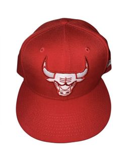 Chicago Bulls New Era 9Fifty Red Snapback Hat Cap One Size Fits Most 