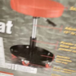 Tool Shop Stool With Tool Storage + Creeper