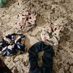 Four Hair Scrunches