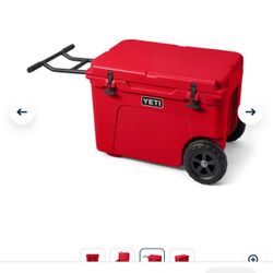 YETI COOLER IN RED