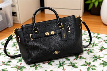 Coach Pebble Leather Satchel