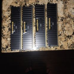 Ram VENGEANCE® LPX 8GB (1 x 8GB) DDR4 DRAM 3200MHz C16 Memory Kit - Black 32gb total
