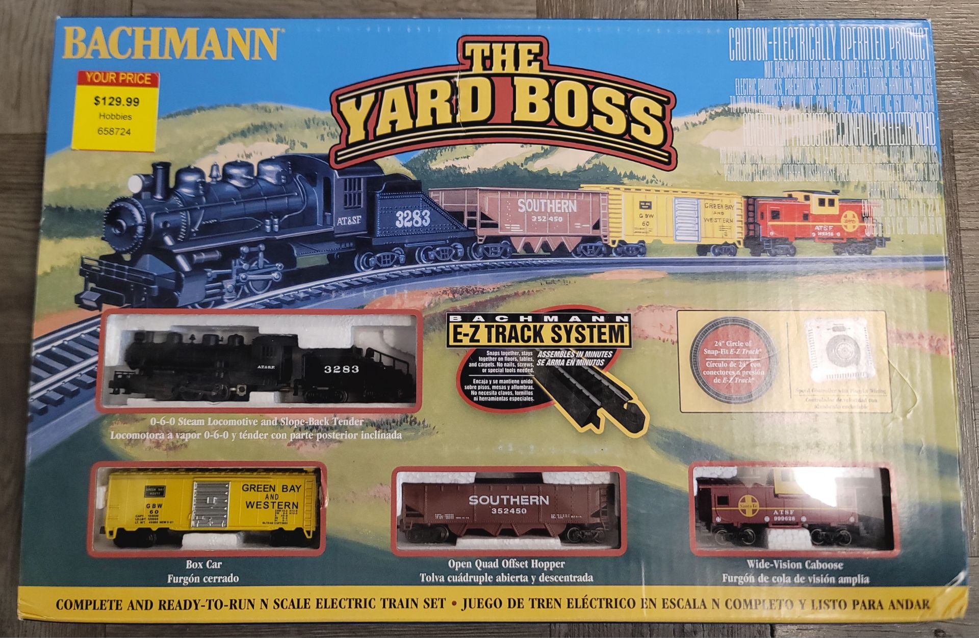Bachmann ~ N Scale ~ Yard Boss ~ Complete Train Starter Set ~ 24014