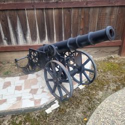 Yard Cannon Decocrative Piece 