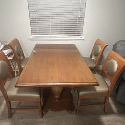 Wood Dining Room Set