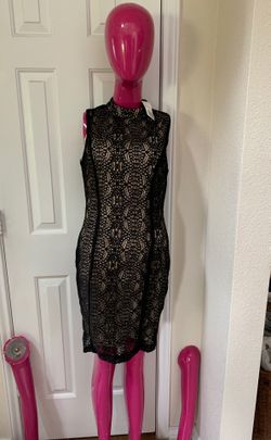 Black lace dress from forever 21 size M