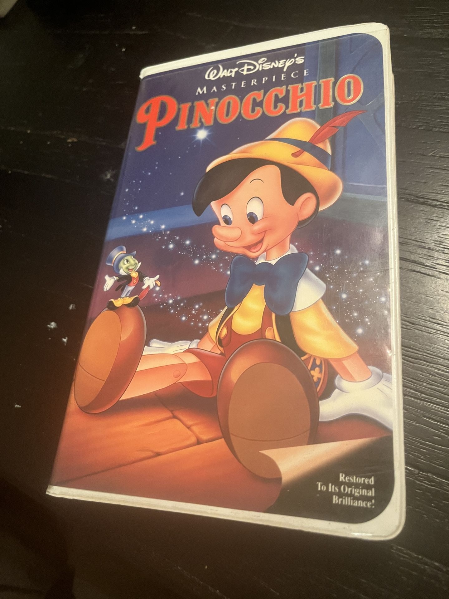 Pinocchio Masterpiece Rare VHS