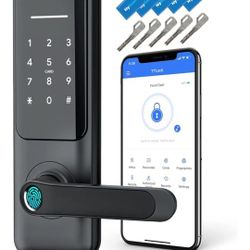 Keyless Fingerprint Smart Door Lock and Handle Retails $187