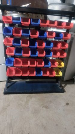 $$ PARTS RACK 47 BIN FLOOR $$