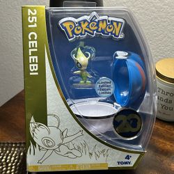 2016 20th Anniversary Pokémon 251 Celebi Limited Edition Figure