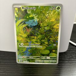 Pokemon TCG 151 Bulbasaur 166/165