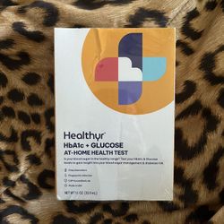 BRAND NEW SEALED Healthyr Hb A1C + Glucose AT HOME Health Test