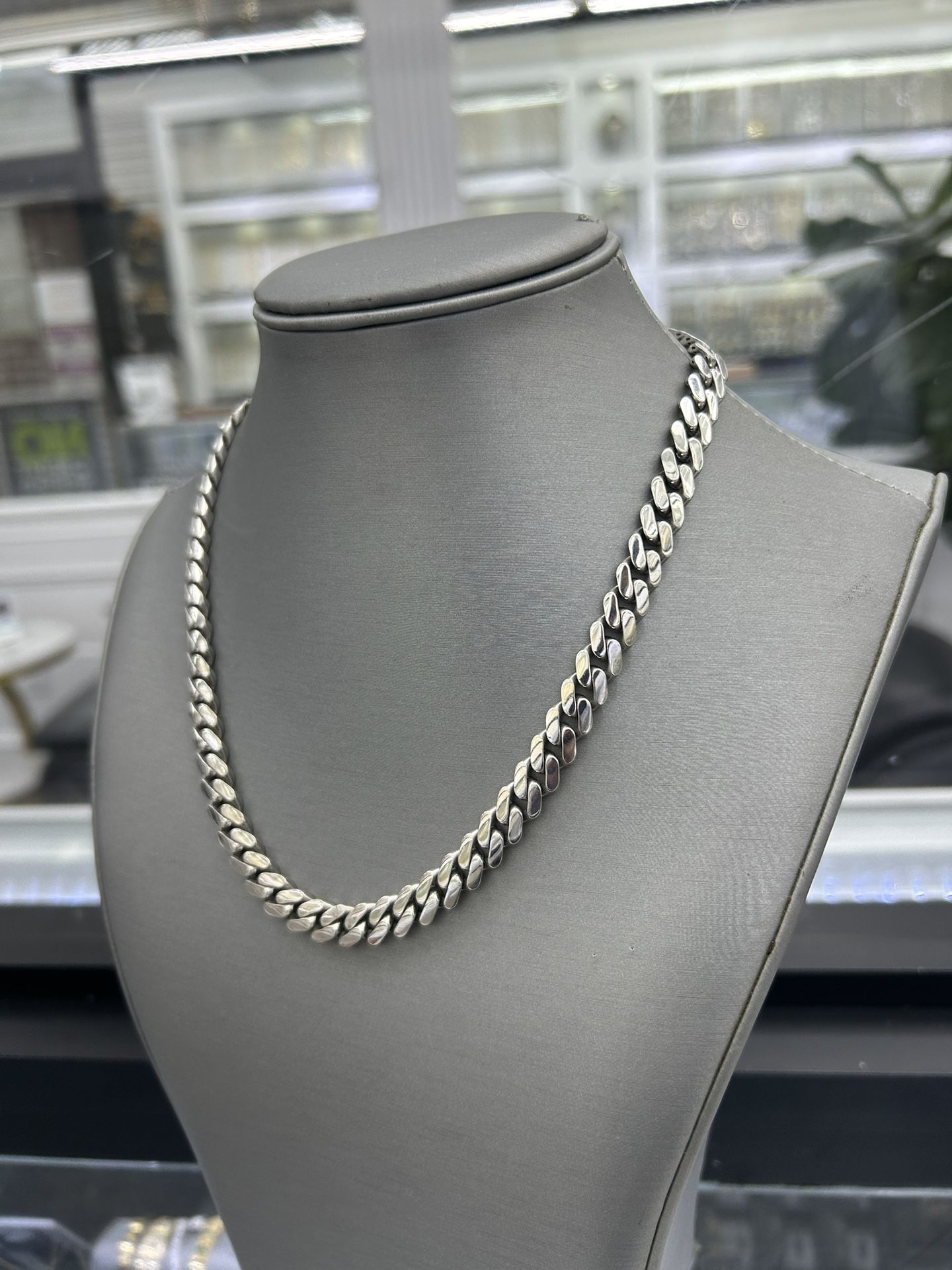 Mónaco Chain White Gold 14k