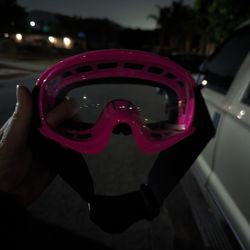 New Pink Goggles For Bikes 
