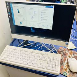 HP All-In-One Desktop Computer Windows 11 With Keyboard and Mouse