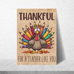 Handmade Thankful For A Teacher Like You