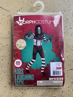 Kids Laughing Jack Scary Chip Halloween Costume New Small 6-8