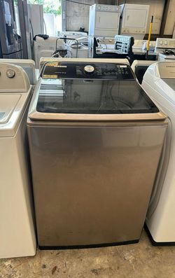 Samsung Top Load Washer Stainless Steel - Large Capacity, Easy Controls