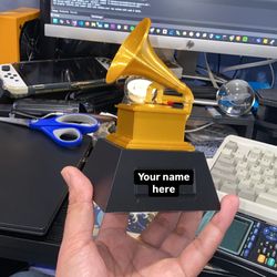 Custom 3D Printed GRAMMY