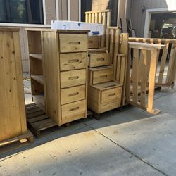 Twin Bunk Bed With Desk