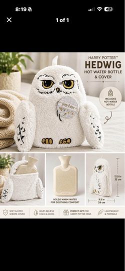 Harry Potter Hedwig Hot Water Bottle & Cover