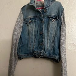 Cat & Jack Kids 10/12 Jacket W Hoodie 