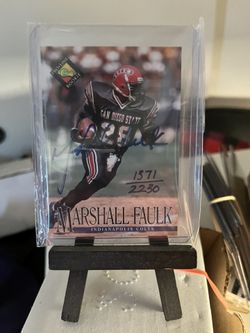 San Diego State Aztecs Marshall Faulk Auto