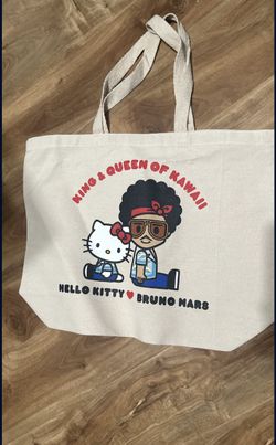 Bruno mars x Hello Kitty Tote Bag