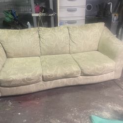 SEALY ( Yellow/Gold ) Sofa - 85” 