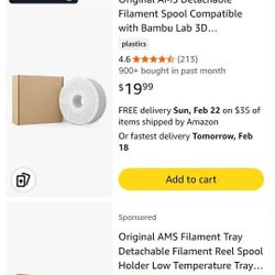 Bambu Reusable Fillament Spool