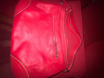 Large Red Coach purse