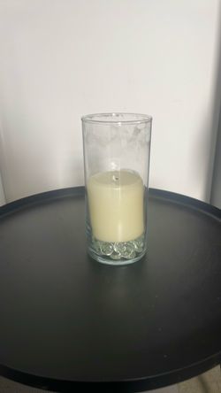 18 glass candle vases