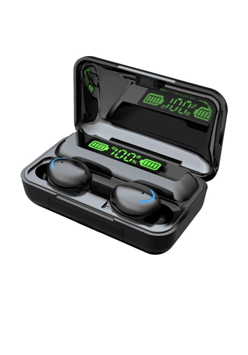 Wireless Bluetooth Headphones Waterproof LED Display 