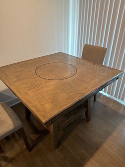 Wood table