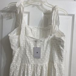 Eyelet Maxi Dress