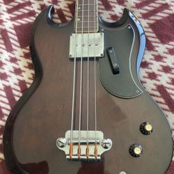 Vintage Ventura SG Bass Guitar