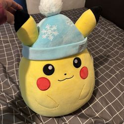Snow Theme Pikachu Squishmellow 