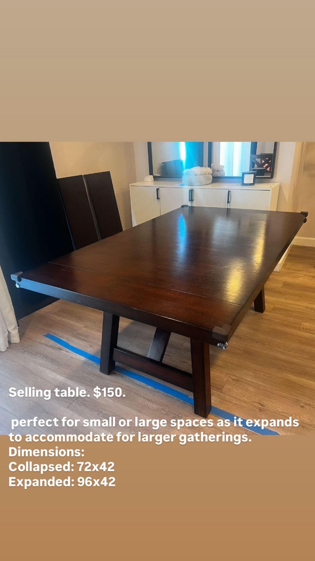 Expandable Dining Table