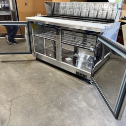 NEW🥗 Polarman NSF ETL Commercial 61 1/4" Salad & Sandwich Prep Table