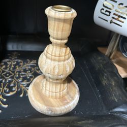 Wooden Candle Holder