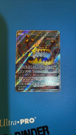 GRADE 8-9 GUZZLORD GX #105 POKÉMON 2017 S&M CRIMSON INVASION FULL ART