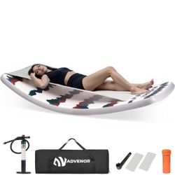 ADVENOR Inflatable Chaise Lounge Chair Rocker Camping Chair Outdoor,Patio Rocking Chair Indoor,Inflatable Floats for Patio, Beach, Pool, Bedroom, Porc