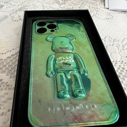 3D Phone Case | Dark Green Bear