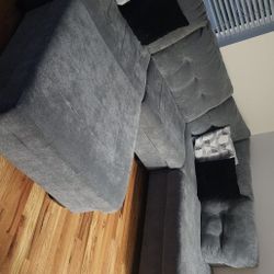 Grey L Shaped Couch
