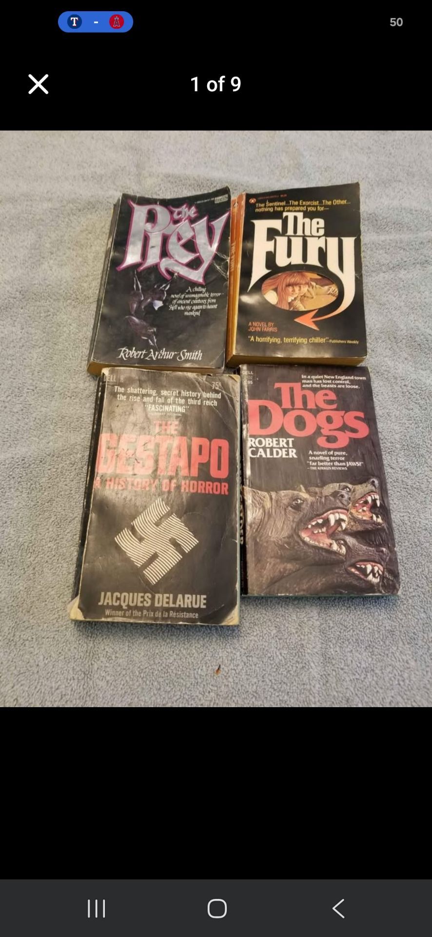 HORROR PAPERBACK BOOKS PRICE FOR ALL