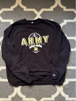 Champion Army Football Black Crewneck Sweatshirt