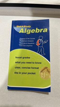 Algebra Pocket Book