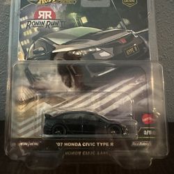 Hot Wheels Ronin Run 2 Black Chase For 2007 Honda Civic Type R